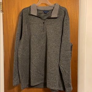 gray pullover sweater xxl falls creek mens